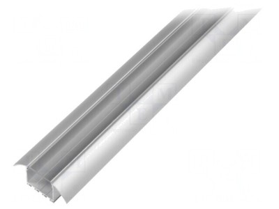 Profil Aluminiu Anodat pentru Module LED Transparente 1m LESTO foto