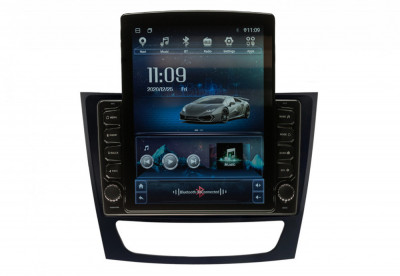 Navigatie Mercedes Clasa E CLS W211 2002-2010 AUTONAV PLUS Android GPS Dedicata, Model XPERT Memorie 16GB, 1GB DDR3 RAM, Display Vertical Stil Tesla 1 foto