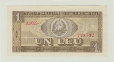 ROMANIA - BANCNOTA 1 LEU 1966 UNC ( NOUA ) , B1.132