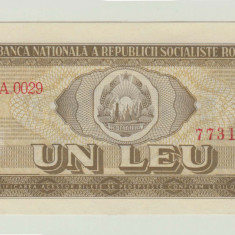 ROMANIA - BANCNOTA 1 LEU 1966 UNC ( NOUA ) , B1.132