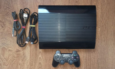 Ps3, Playstation 3 superslim 500Gb,134jocuri,1 maneta,modat,GTAV foto