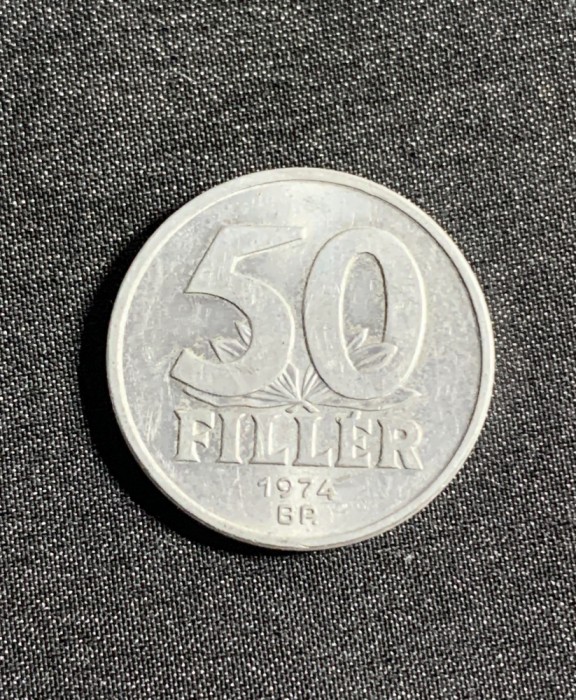 Moneda 50 filler 1974 Ungaria