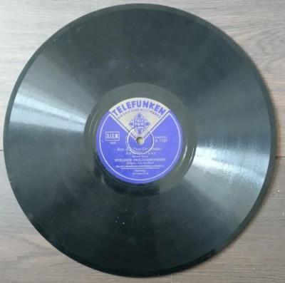 Disc ebonita 10 Telefunken -Aus Der Peer-Gynt-Suite-Anitras Tanz/Solveigs-Lied foto