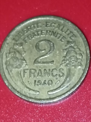 2 francs 1940 [poze]. Discount conform descriere [10 - 20 %. Vezi descrierea.]. foto