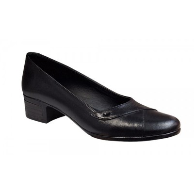 Pantofi dama casual din piele naturala Negru BOX - STD29N foto