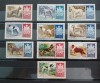 SAN MARINO 1956 FAUNA-Rase de caini-Serie completa de 10 timbre MNH, Nestampilat