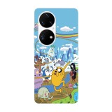Husa compatibila cu Huawei Nova Y70 model Jake&amp;#039;s happiness, Silicon, TPU, Viceversa, Transparent, Carcasa
