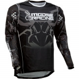 Tricou cross/enduro/atv Moose Racing Agroid Stealth, negru/gri, marime L