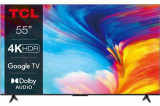 Televizor LED TCL 139 cm (55inch) 55P635, Ultra HD 4K, Smart TV, Google TV, WiFi, CI+