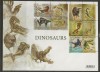 AFRICA DE SUD 2009 ANIMALE PREISTORICE DINOZAURI, Nestampilat