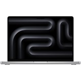 Laptop Apple MacBook Pro 14 cu procesor Apple M3, 8 nuclee CPU si 10 nuclee GPU, 24GB RAM, 512GB SSD, Silver, INT KB, 96W USB-C