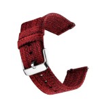 Curea material textil, compatibila cu Huawei Watch GT 7 46mm, Telescoape QR, 22mm, Mahon Red