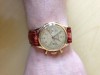 Chronograf gold plated, Analog, Lux - elegant, Otel