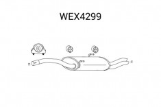 Toba esapament finala FIAT SCUDO caroserie (220L) (1996 - 2006) QWP WEX4299 foto