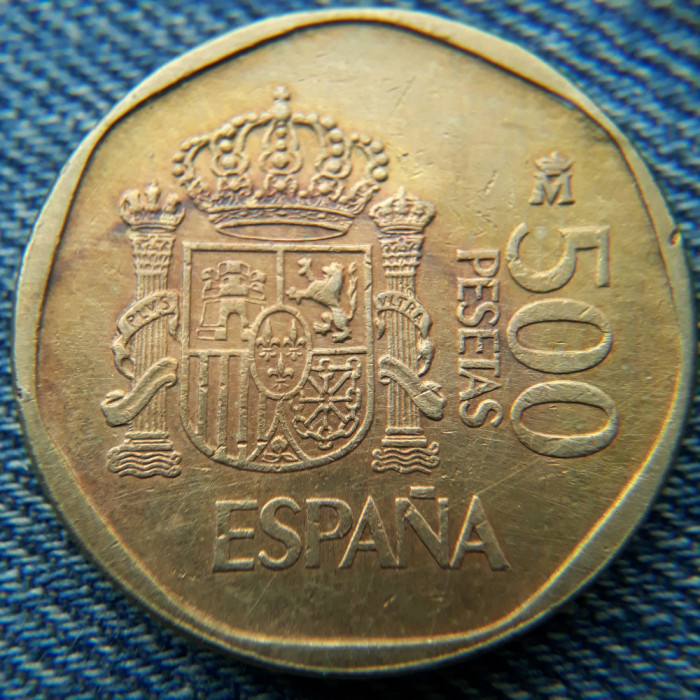 2m - 500 Pesetas 1989 Spania