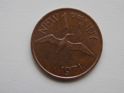 1 NEW PENNY 1971 GUERNSEY foto
