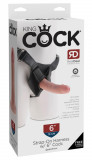6 King Cock StrapOn Harness Cock