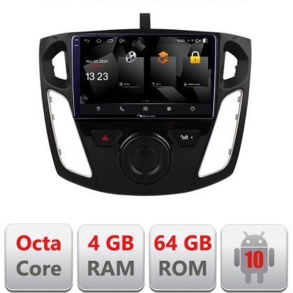 Navigatie Ford Focus 3 5510-150 Android Octa Core 720p 4+64 DSP 360 camera carplay android auto CarStore Technology