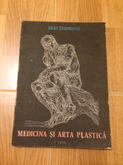 Medicina si arta plastica/autor Mihai Dragomirescu/Ed. Facla/1986 foto