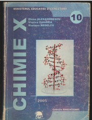 C9326 CHIMIE. MANUAL CLASA A X- a, 10 - ELENA ALEXANDRESCU, 2005 foto