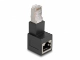 Adaptor de retea RJ45 Cat.6A in unghi 90 grade jos, Delock 87862