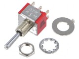 Comutator basculant DPDT ON-ON 5A/125VAC 5A/28VDC 10m&Omega;