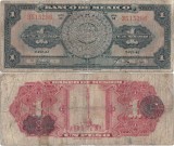 1943 ( 7 VII ) , 1 peso ( P-38a ) - Mexic