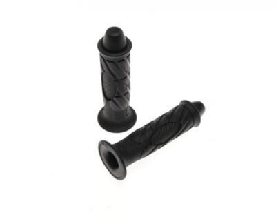 Mansoane moto cu dop, model 066, culoare negru Cod Produs: MX_NEW AW56566 foto