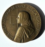 Medalia Societatea Nationala de Cruce Rosie a Romaniei 1876 - 1926 , 50 ani de munca. Stare impecabila , patina superba. Piesa de colectie
