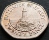 Moneda 20 PENCE - JERSEY, anul 1998 * cod 4615, Europa