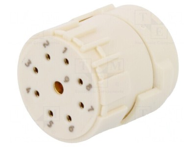 Conector M23 Mamă 9-PIN Lipire foto
