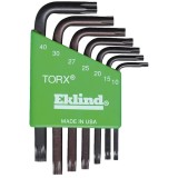 Eklind 10807 - Set chei cu profil TORX (fara gaura) TX10-TX40 7 bucati