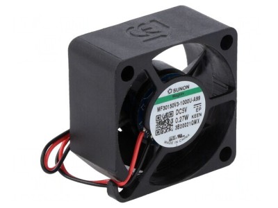 Ventilator DC Axial 5V 30x30x15mm 4,75m3/h foto