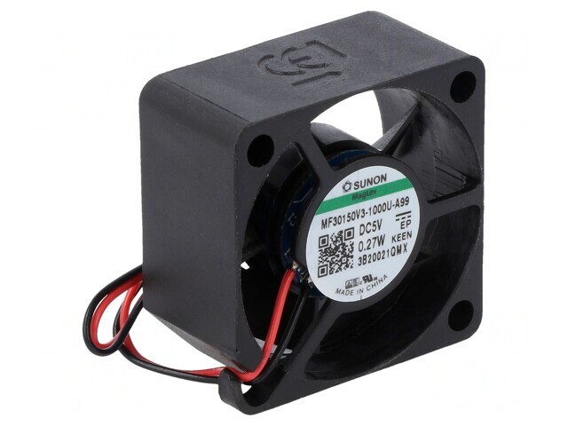 Ventilator DC Axial 5V 30x30x15mm 4,75m3/h
