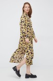 Sisley rochie midi, dreaptă