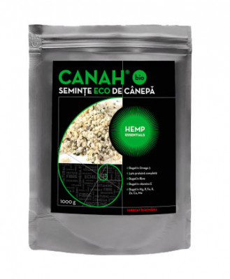 Seminte Decorticate Canepa Eco Canah 1000gr foto