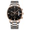 Ceas barbatesc de mana Nibosi Fashion Quartz Casual Elegant Analog Argintiu Auriu Negru