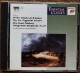 CD Franz Liszt - Hungarian Rhapsody, Don Juan, Piano Sonata