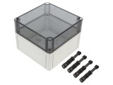 Carcasă universală din policarbonat, 130 x 130 x 99 mm, IP66