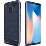 Husa SAMSUNG Galaxy S9 Plus - Luxury Carbon TSS, Bleumarin