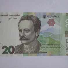 Ucraina 20 Hryvnia 2018 UNC bancnota comemorativa