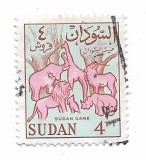 Sudan - Teme locale, 1962-1975 - 4 Pia, obliterat