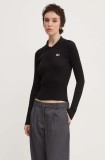 Tommy Jeans pulover femei, culoarea negru, light, DW0DW19803