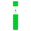Evidențiator Fancy, Formă Cărămidă, Dimensiuni 9.5x2x2cm, Culoare Verde, Oem