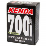 Camera KENDA 700x23-26C FV-60 mm, Pegas