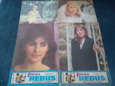 LOT 4 REVISTE REBUS 1983 1984 foto