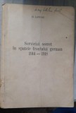 SERVICIUL SECRET IN SPATELE FRONTULUI GERMAN