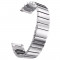 Curea otel compatibila cu Samsung Galaxy Watch 46mm, Telescoape QR Silver