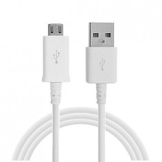 Cablu de date/incarcare original Samsung Micro USB, 1m, alb, BBL070 foto