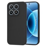 Husa Silicon Negru Asteroid GSM pentru Xiaomi 17, MagSafe Compatible, Textura Catifelata